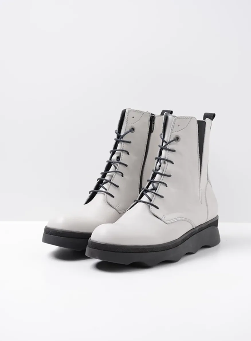 Akita - winterwit leer