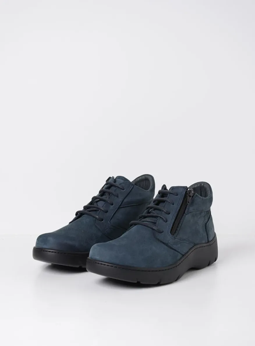 Annemarie XW - denim nubuck