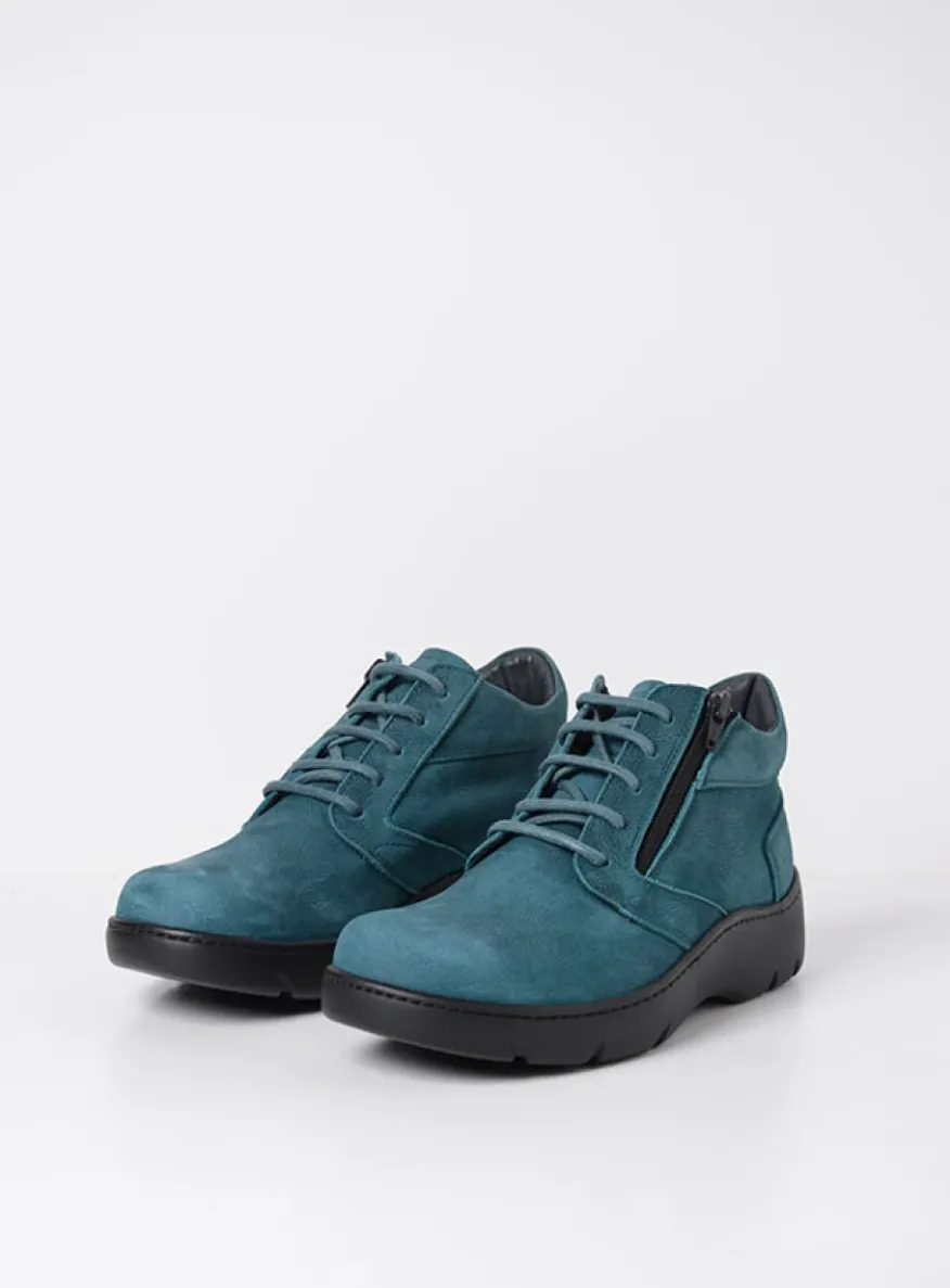 Annemarie XW - petrol nubuck