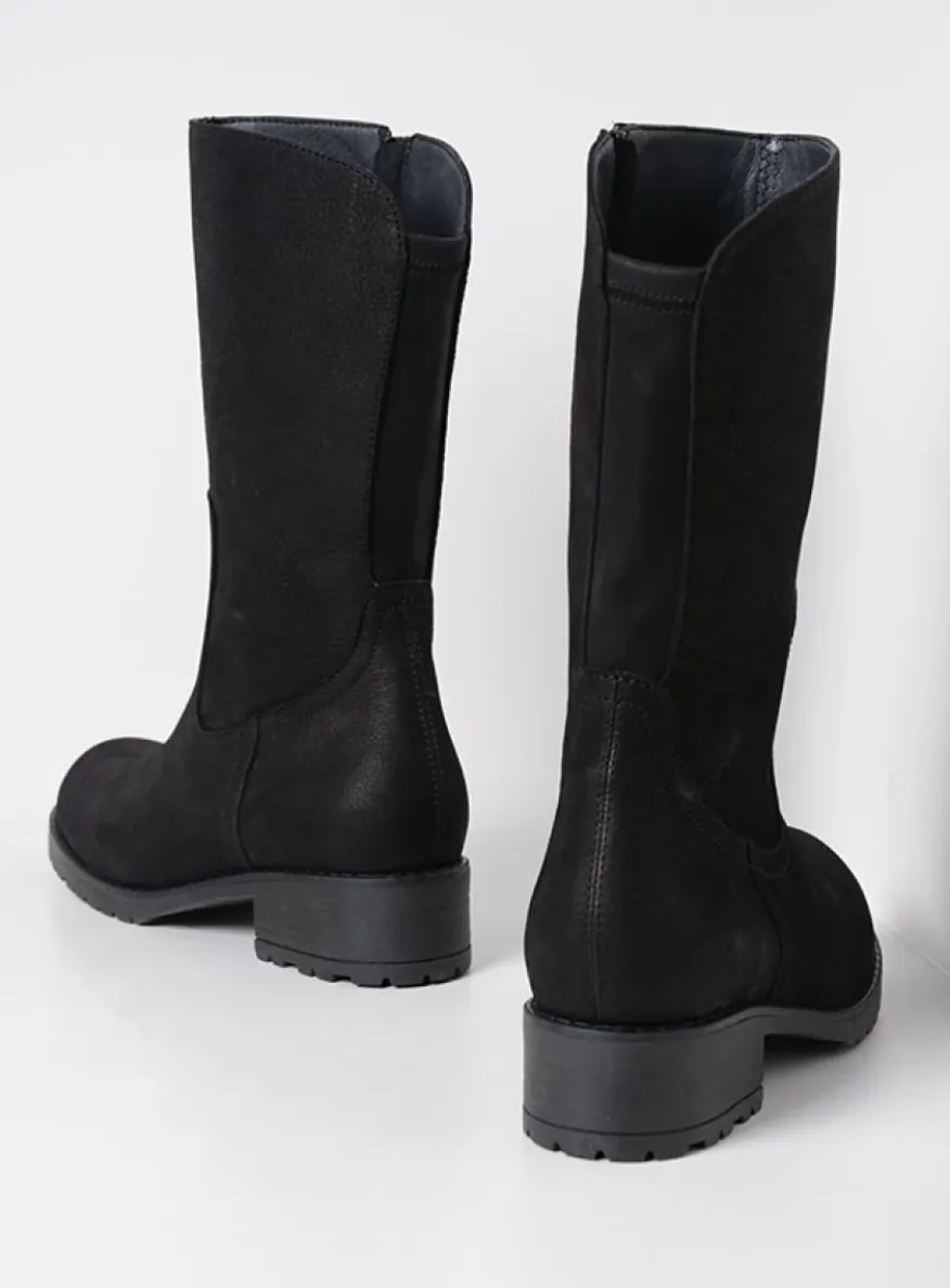 Ansina F2F - zwart nubuck