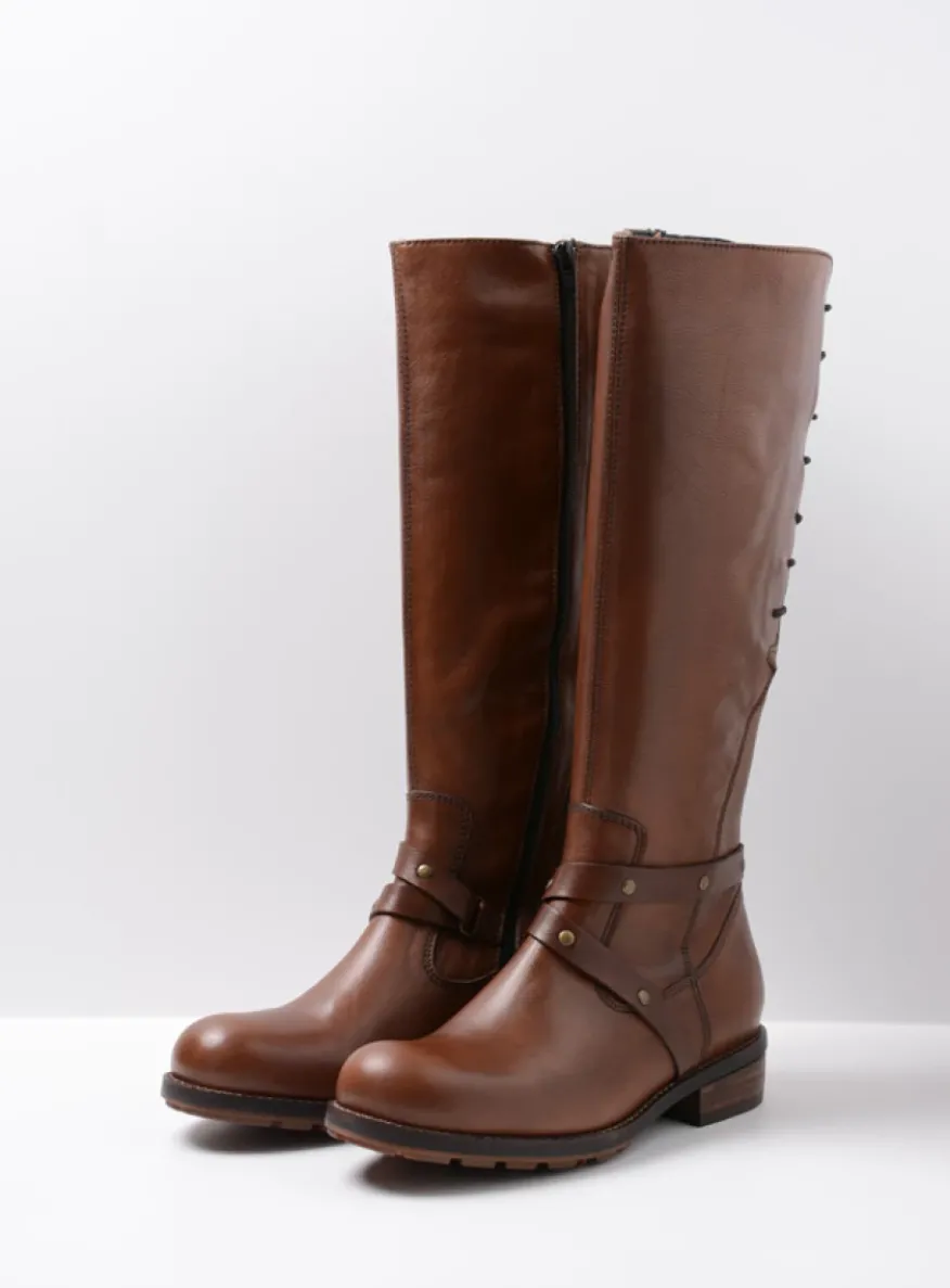 Belmore - cognac leer