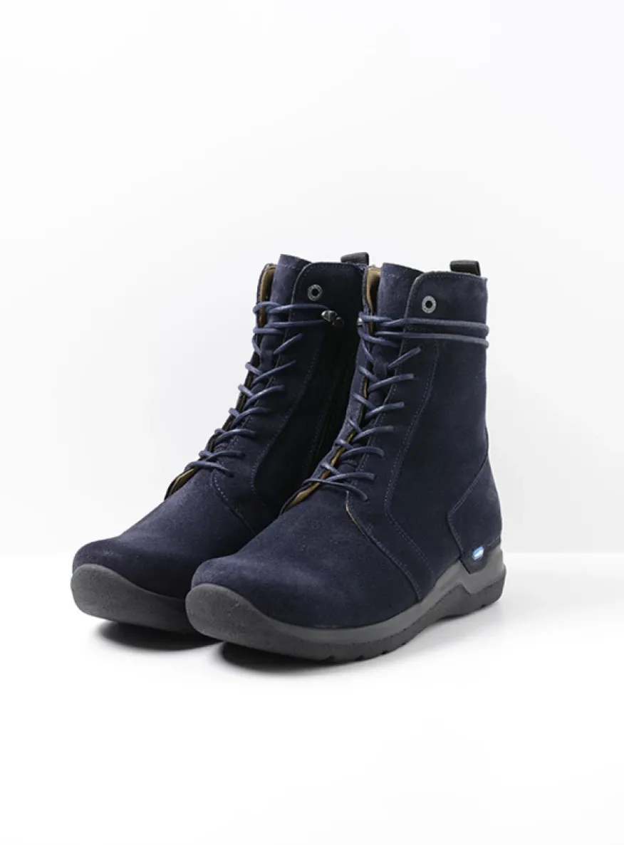 Bluff DB - blauw suede