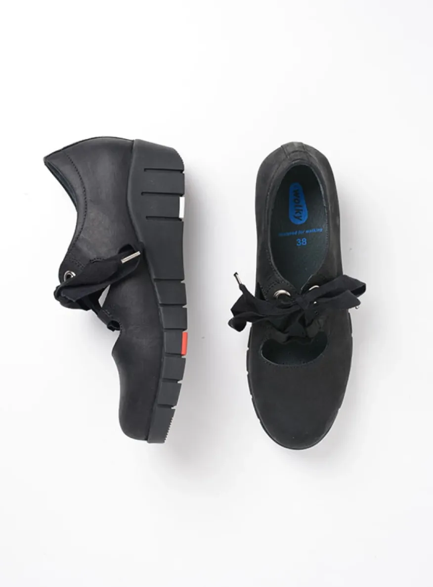 Boston - zwart nubuck