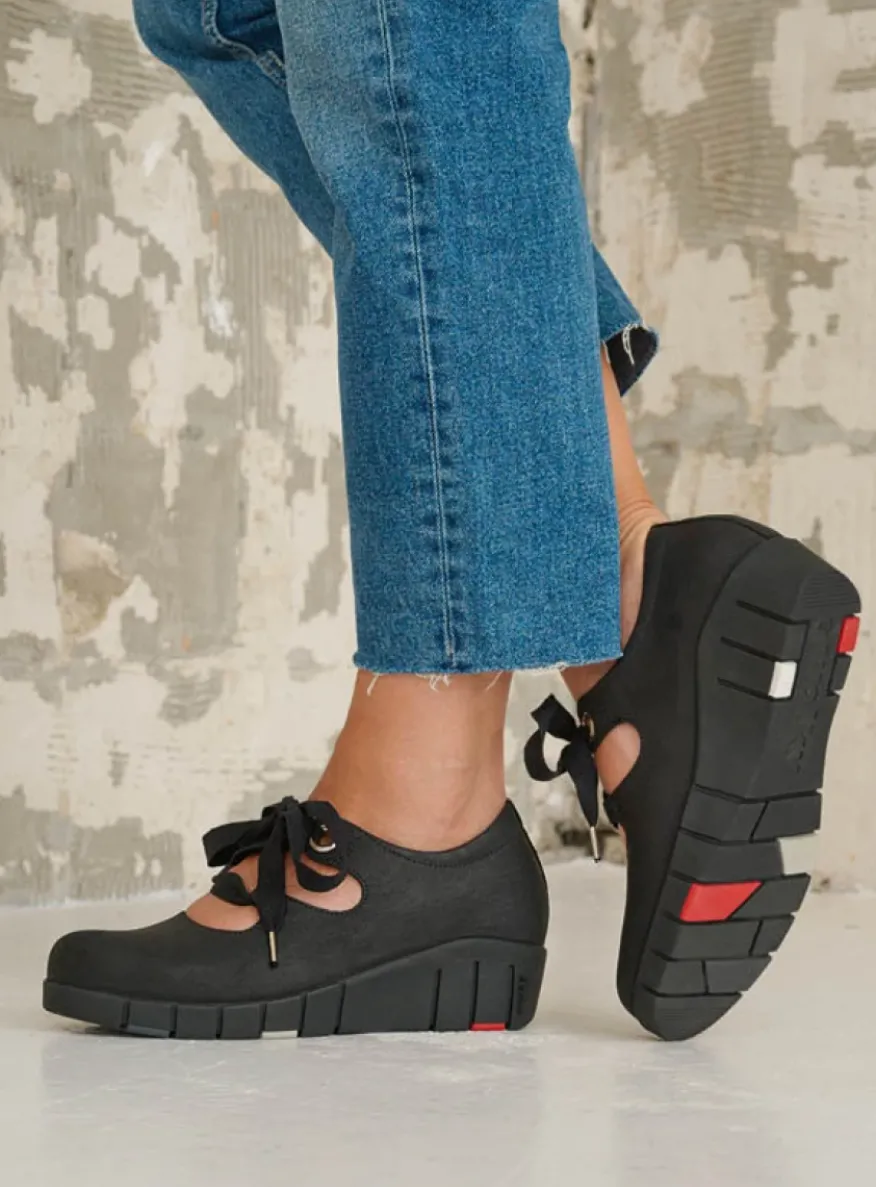 Boston - zwart nubuck