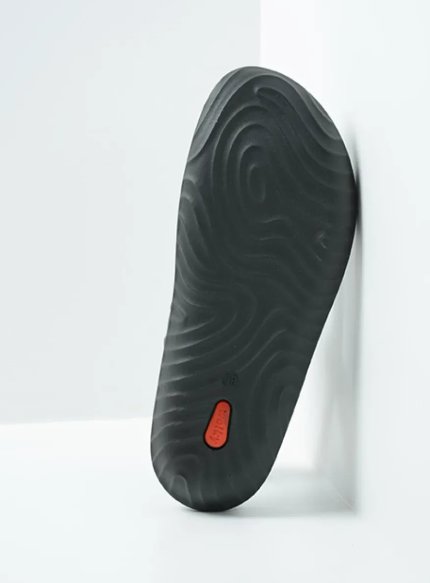 Cebu - zwart mat leer