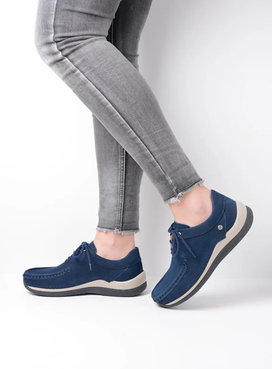 Celebration - denimblauw nubuck