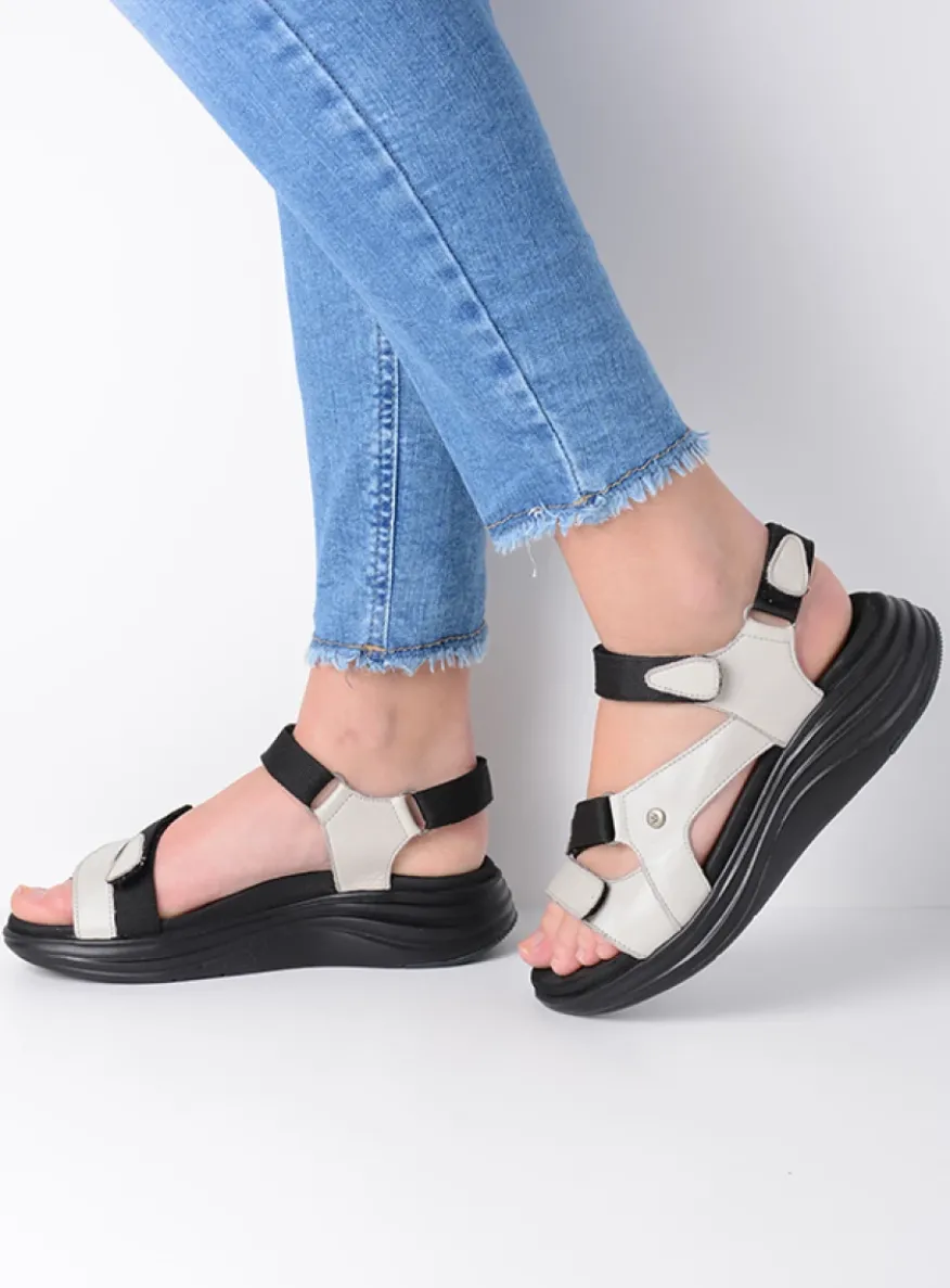 Cirro - gebroken wit leer