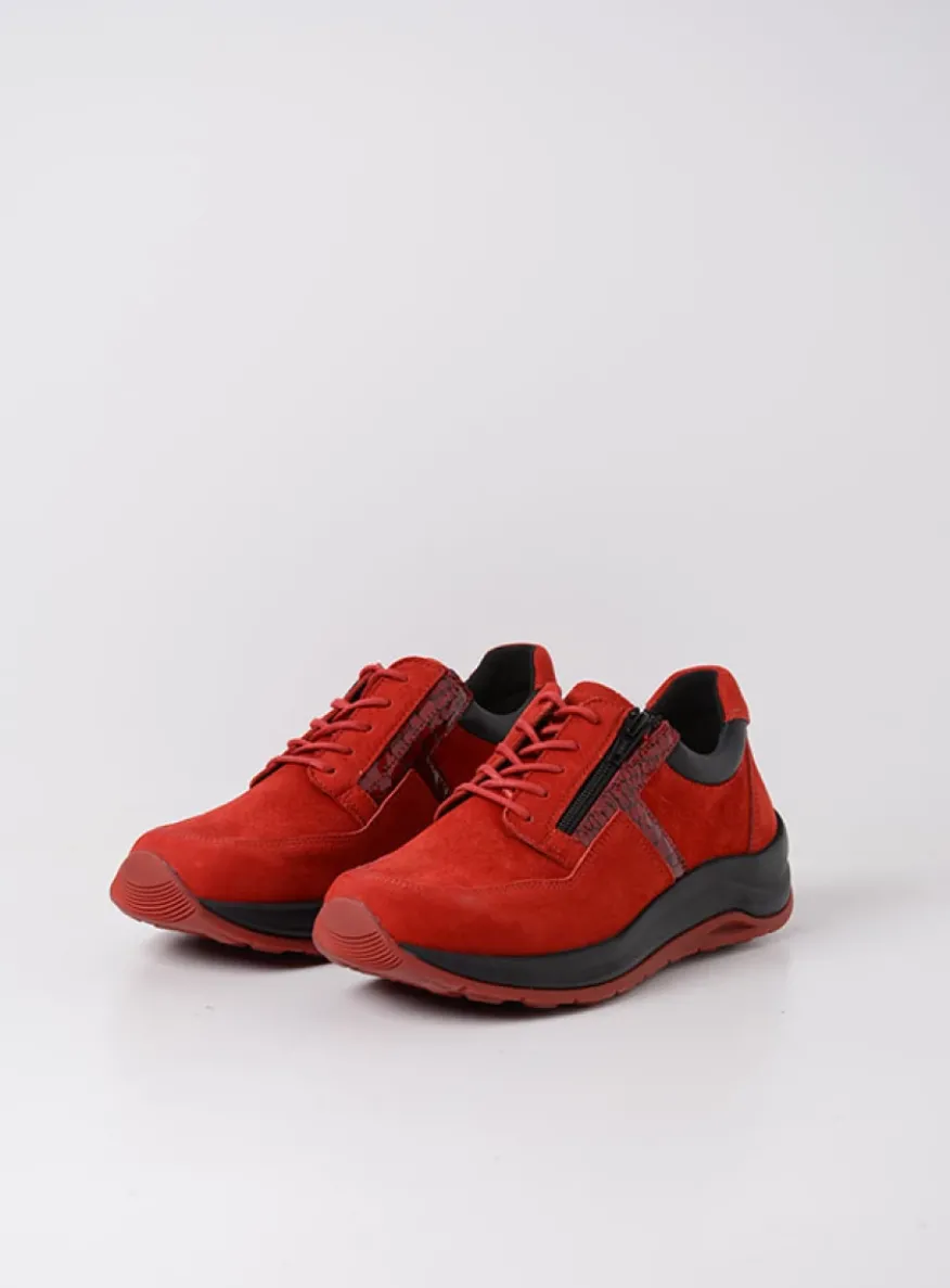 Comrie - rood combi leer