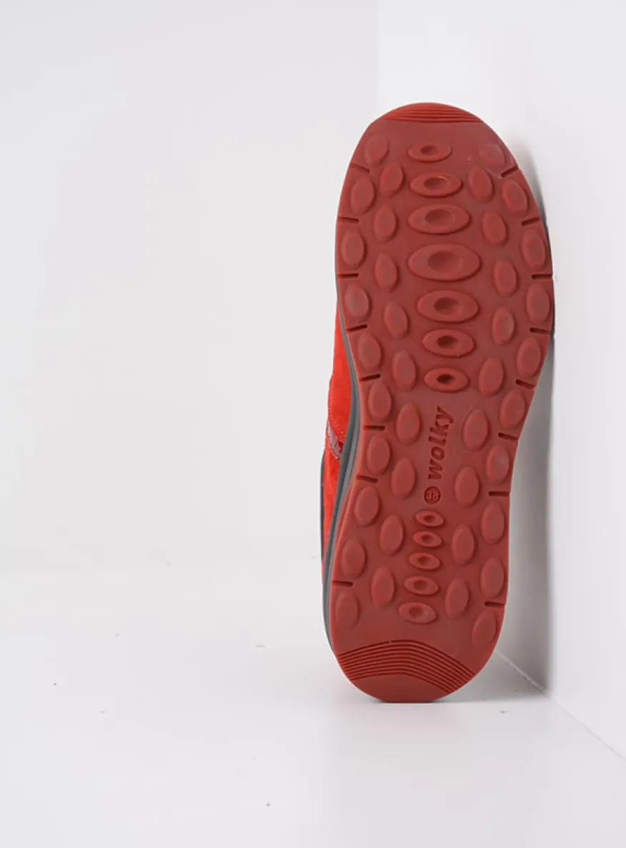 Comrie - rood combi leer