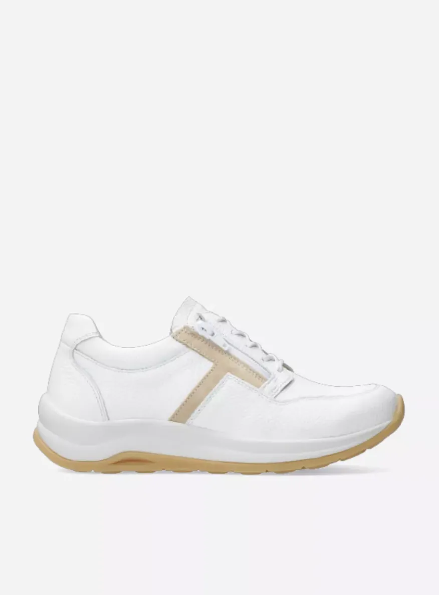 Comrie - wit/beige leer