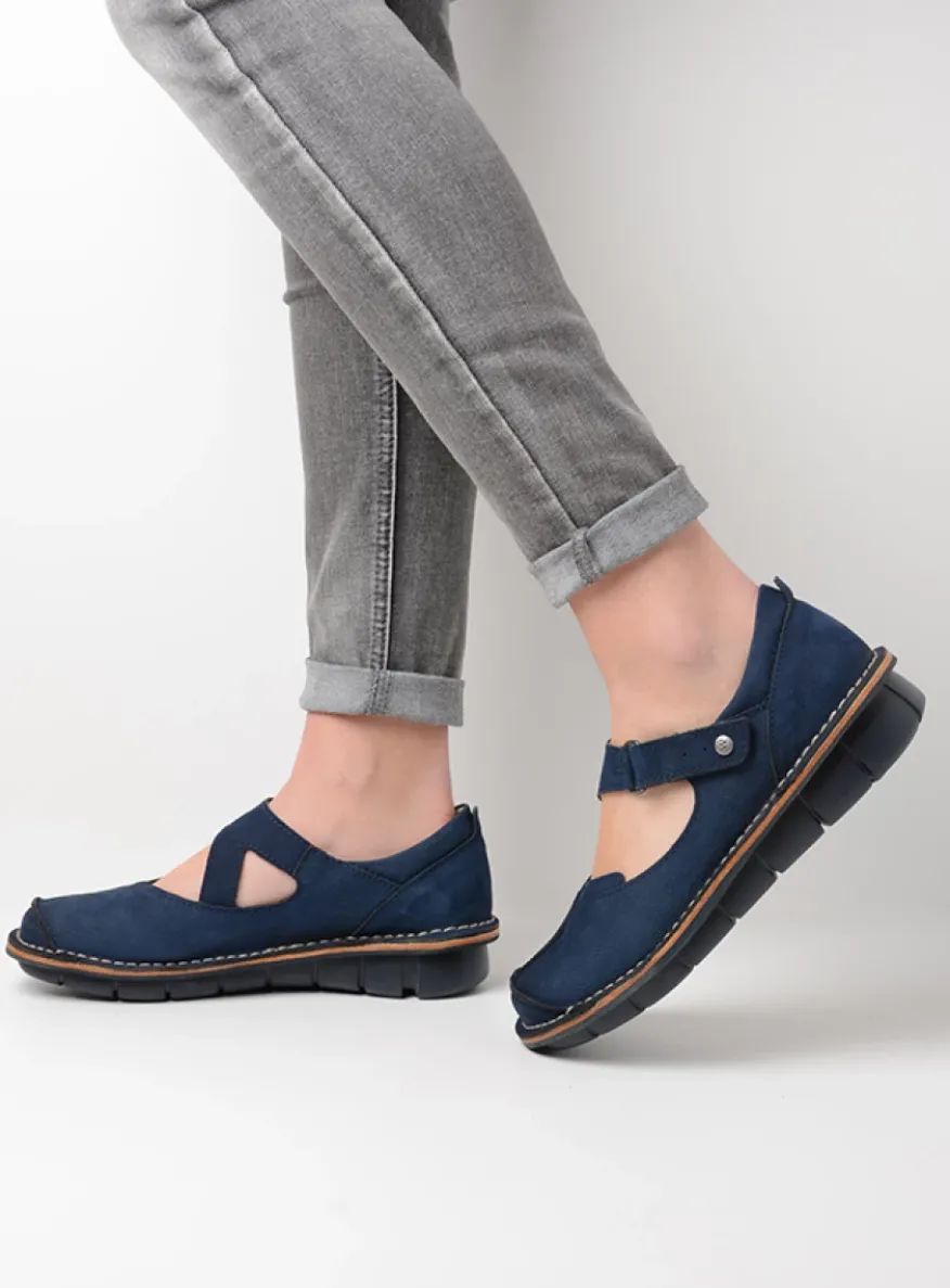 Cordoba - blauw nubuck