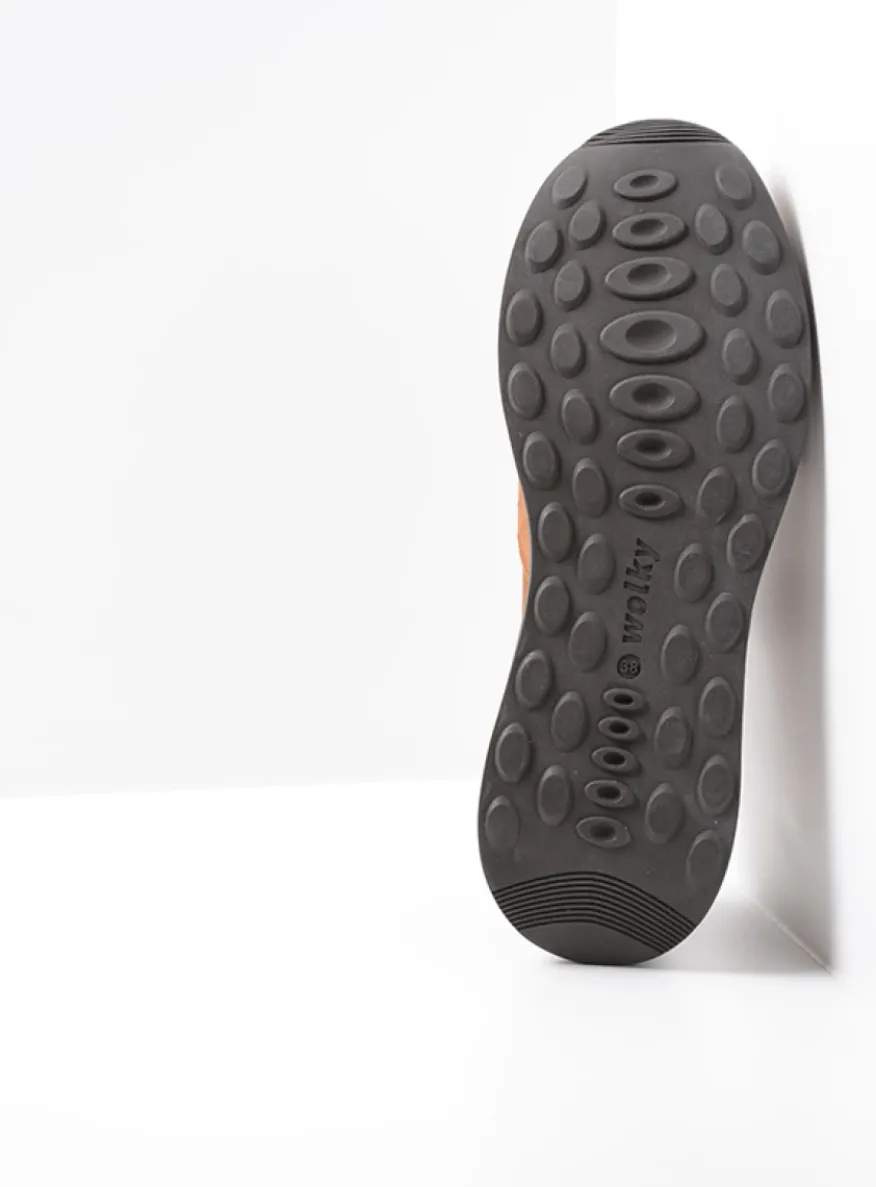 Cupar - cognac combi leer