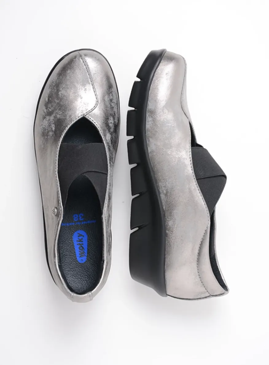 Cursa - grijs metallic nubuck