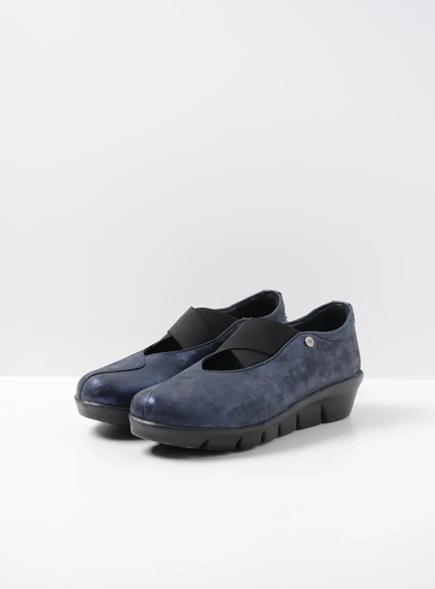 Cursa - marineblauw metallic nubuck