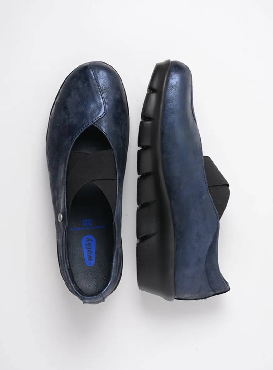 Cursa - marineblauw metallic nubuck