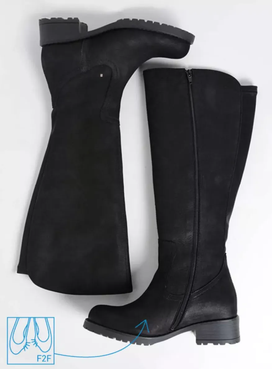 Curtina F2F - zwart nubuck