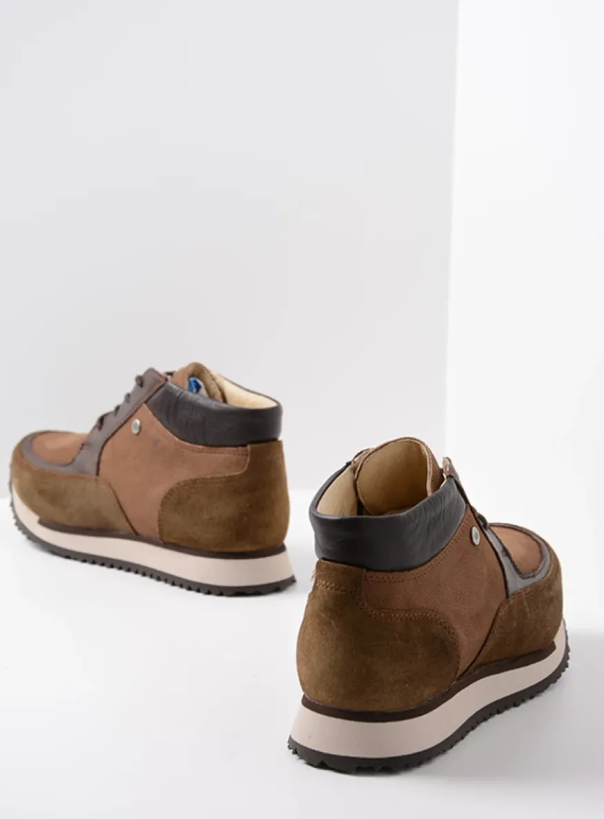 e-Boot - taupe combi leer