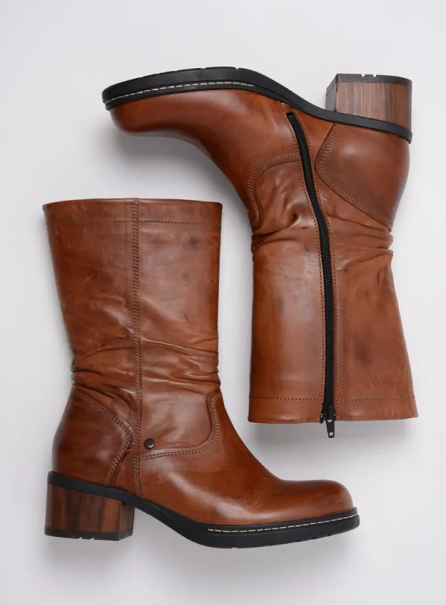 Edmonton - cognac leer