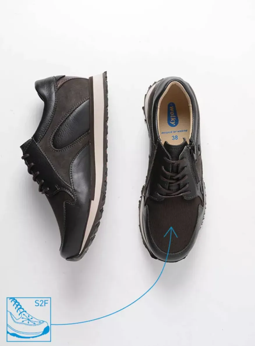 e-Go S2F - asfalt combi stretch leer