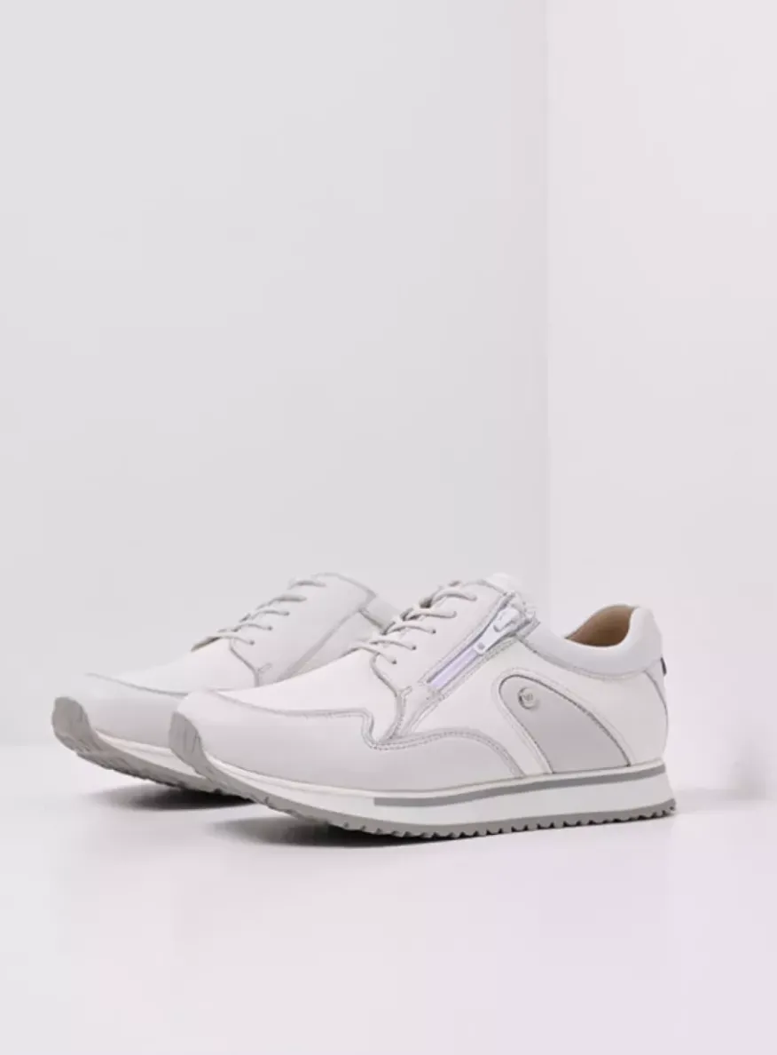 e-Go S2F - wit combi stretch leer