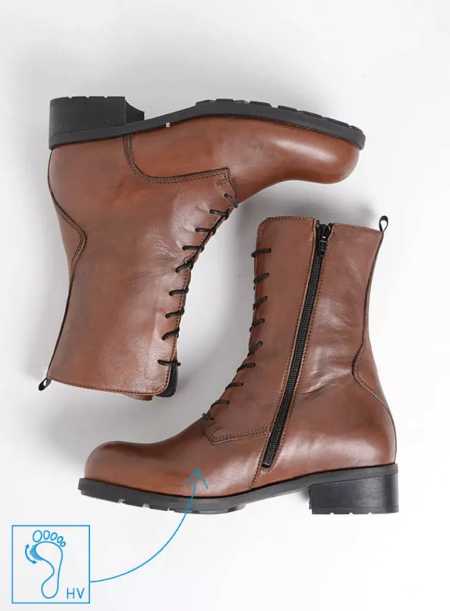 Emery HV - 20430 cognac leer