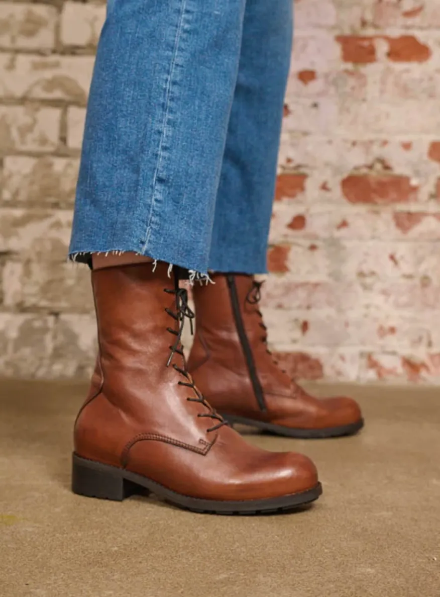 Emery HV - 20430 cognac leer