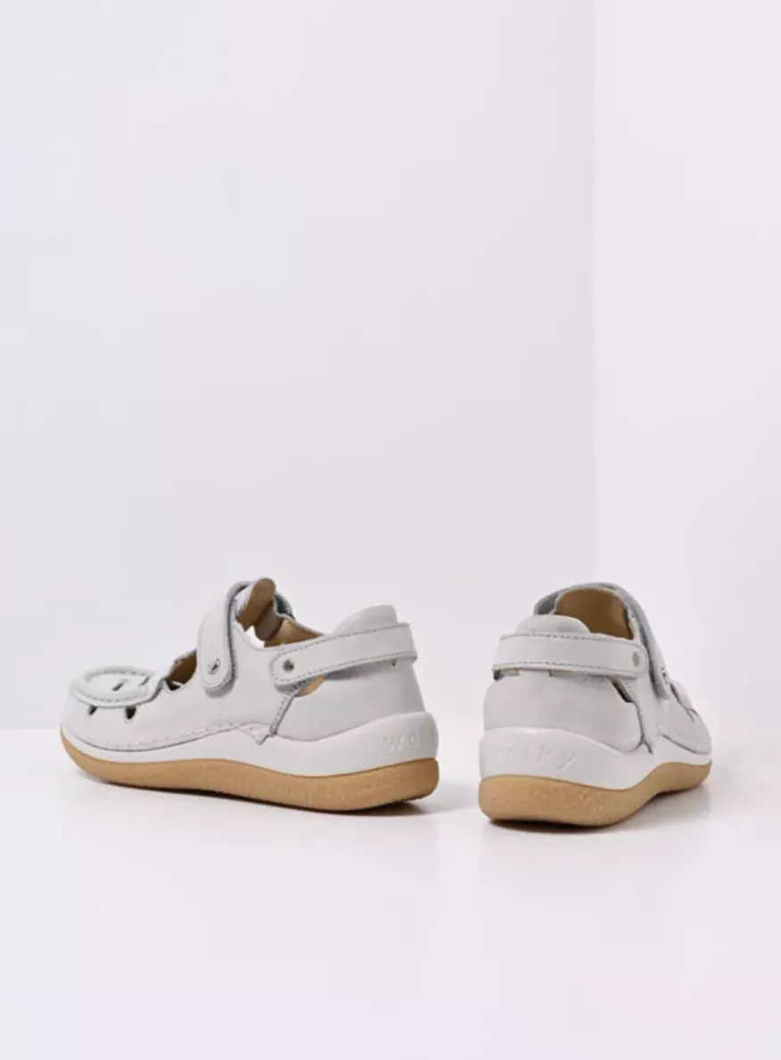 Esperanza - gebroken wit effectleer