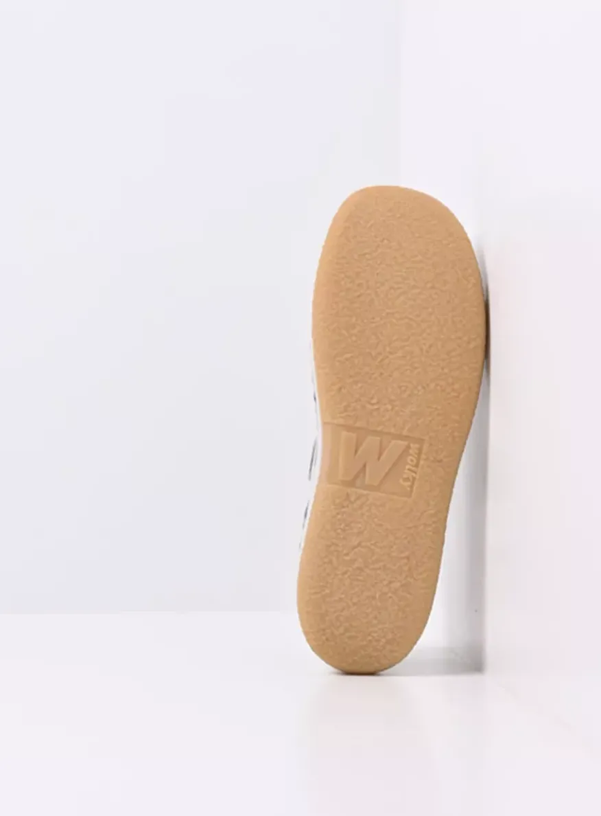 Esperanza - gebroken wit effectleer