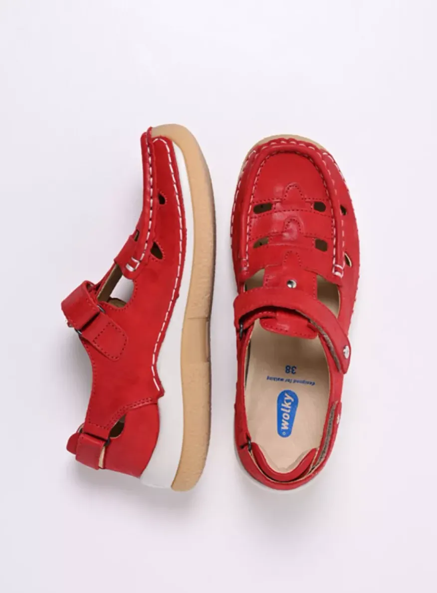 Esperanza - rood effectleer