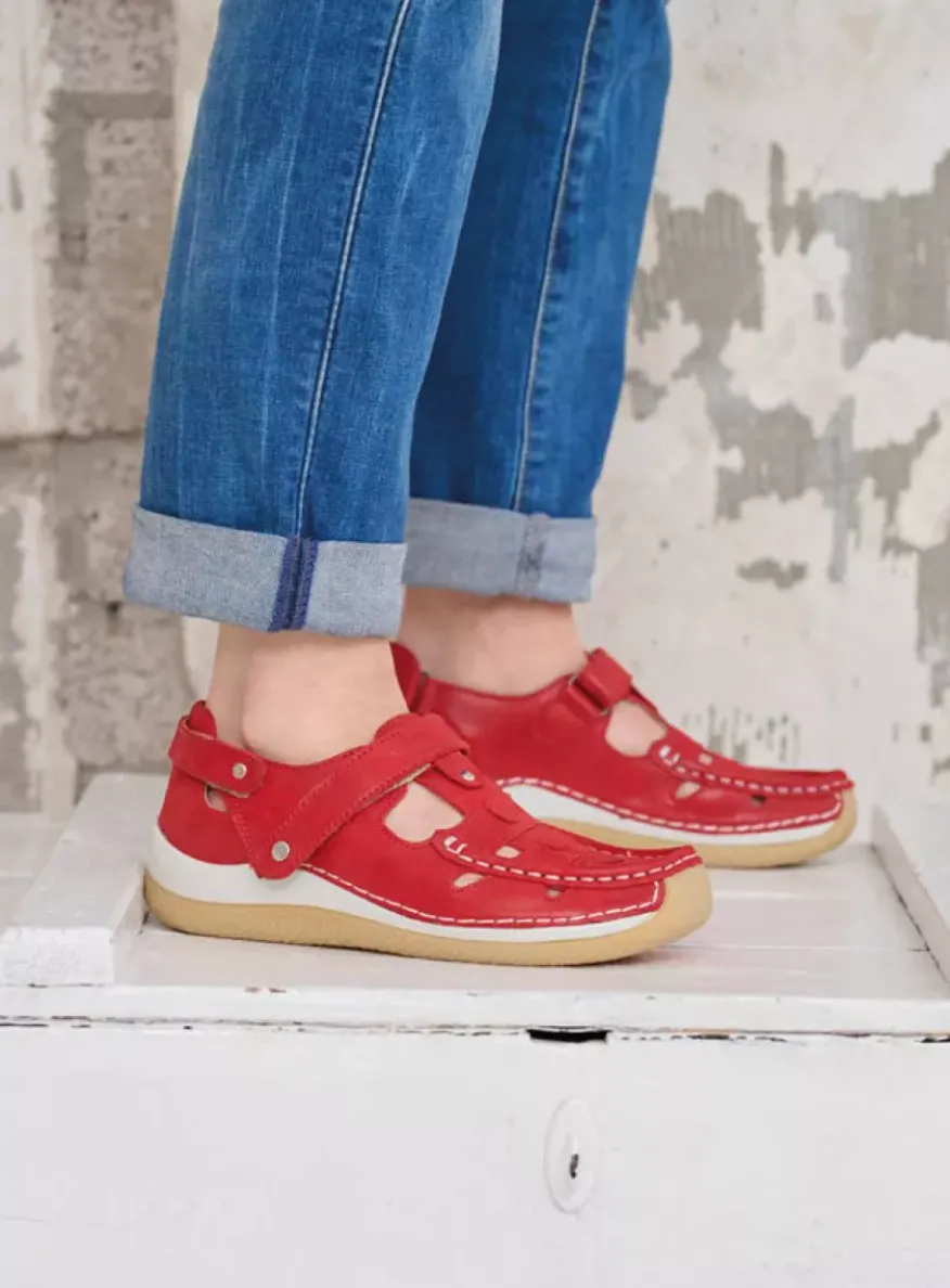 Esperanza - rood effectleer