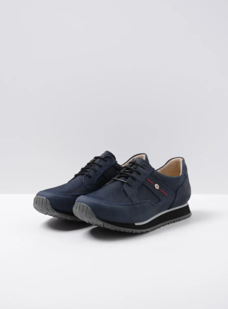 e-Walk - winterblauw stretch nubuck
