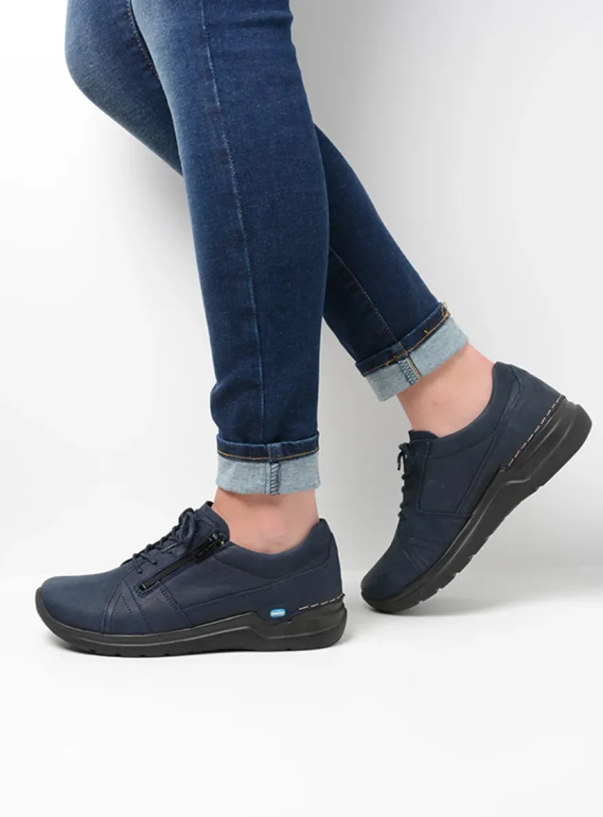 Feltwell - blauw nubuck