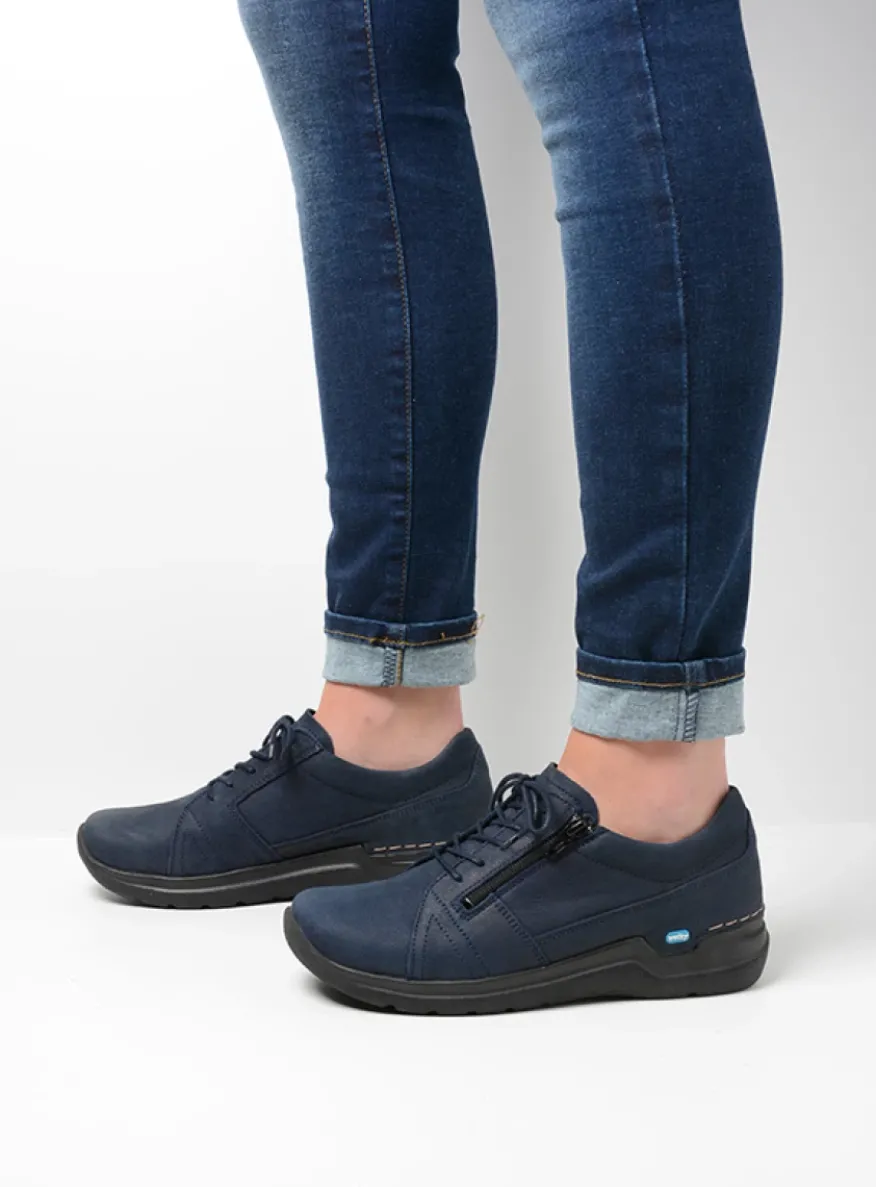 Feltwell - blauw nubuck