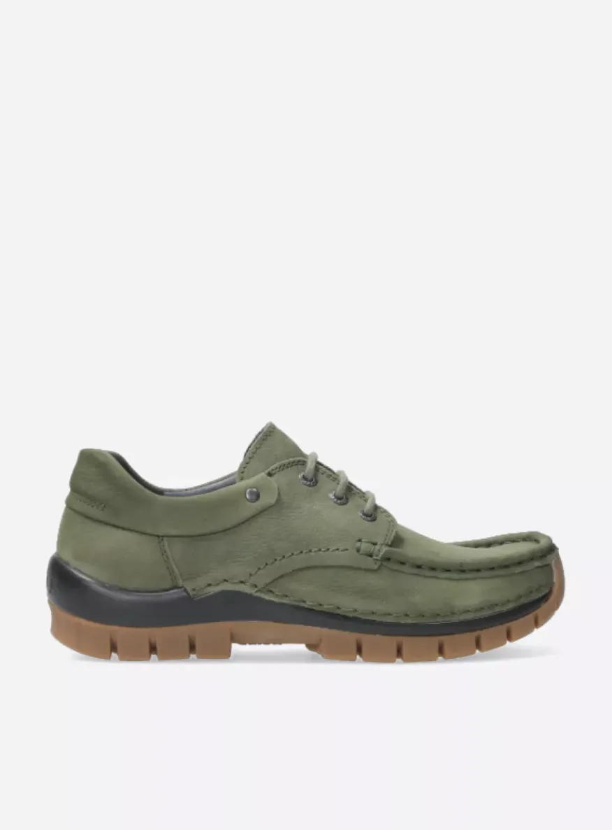 Fly - pesto groen nubuck