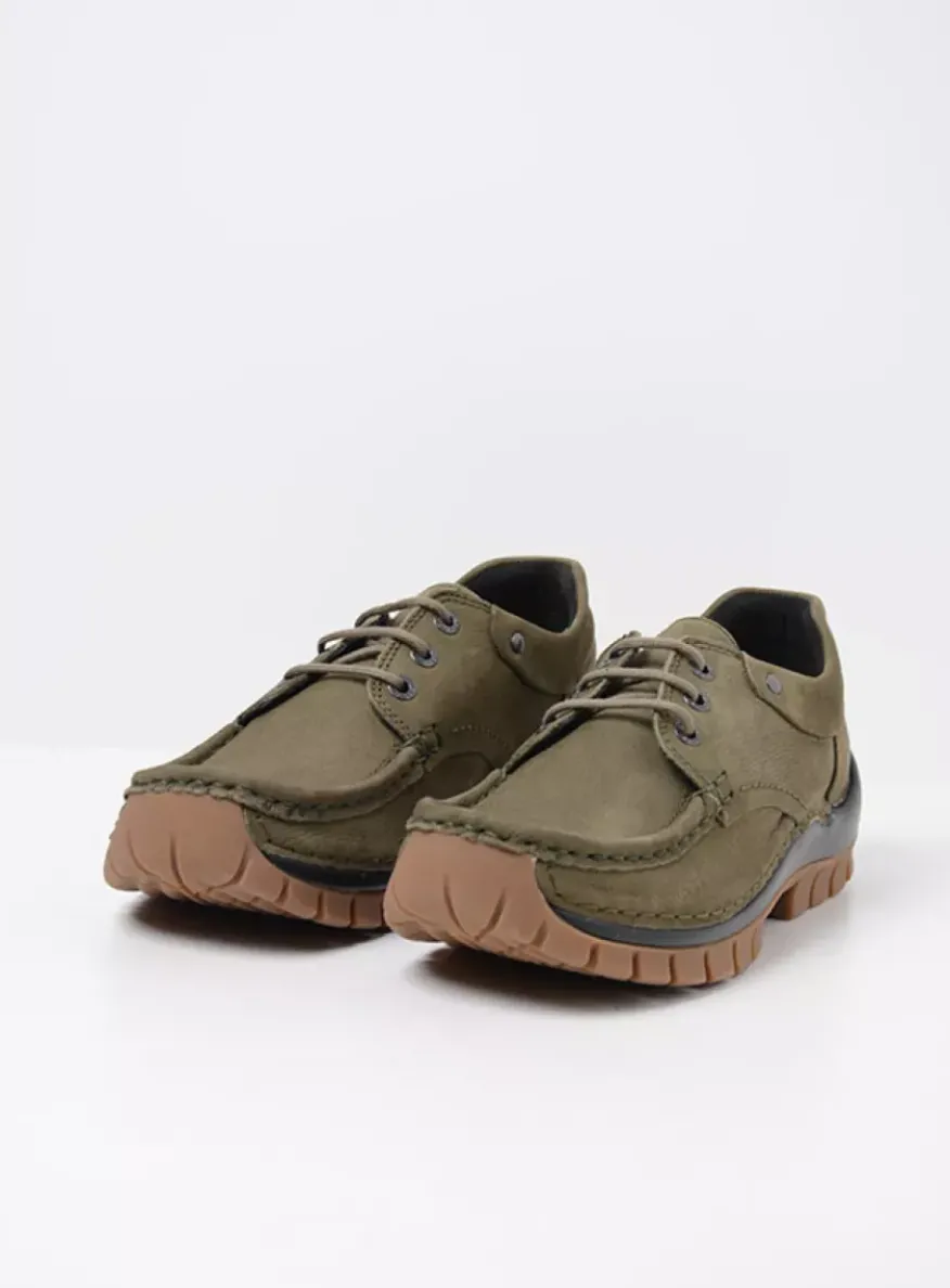 Fly - pesto groen nubuck