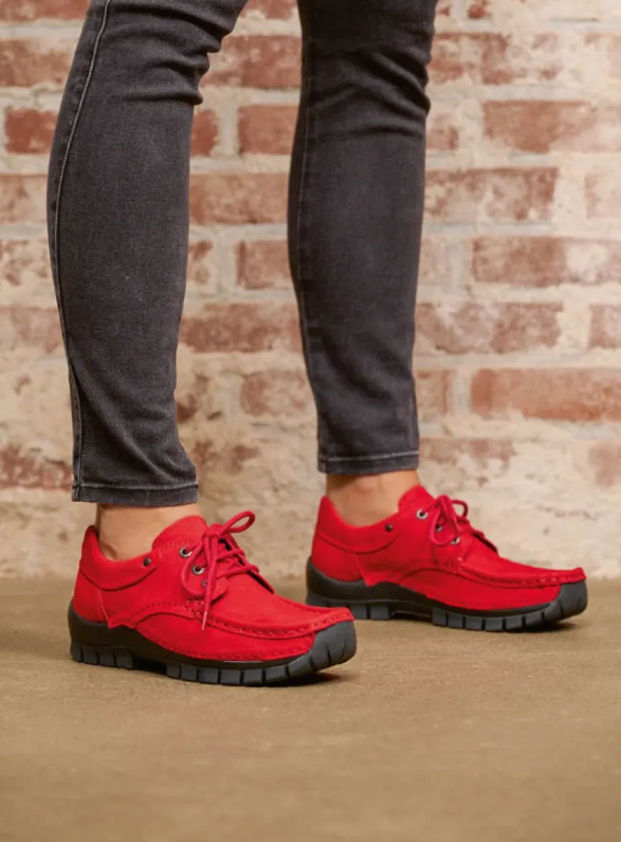 Fly - rood nubuck