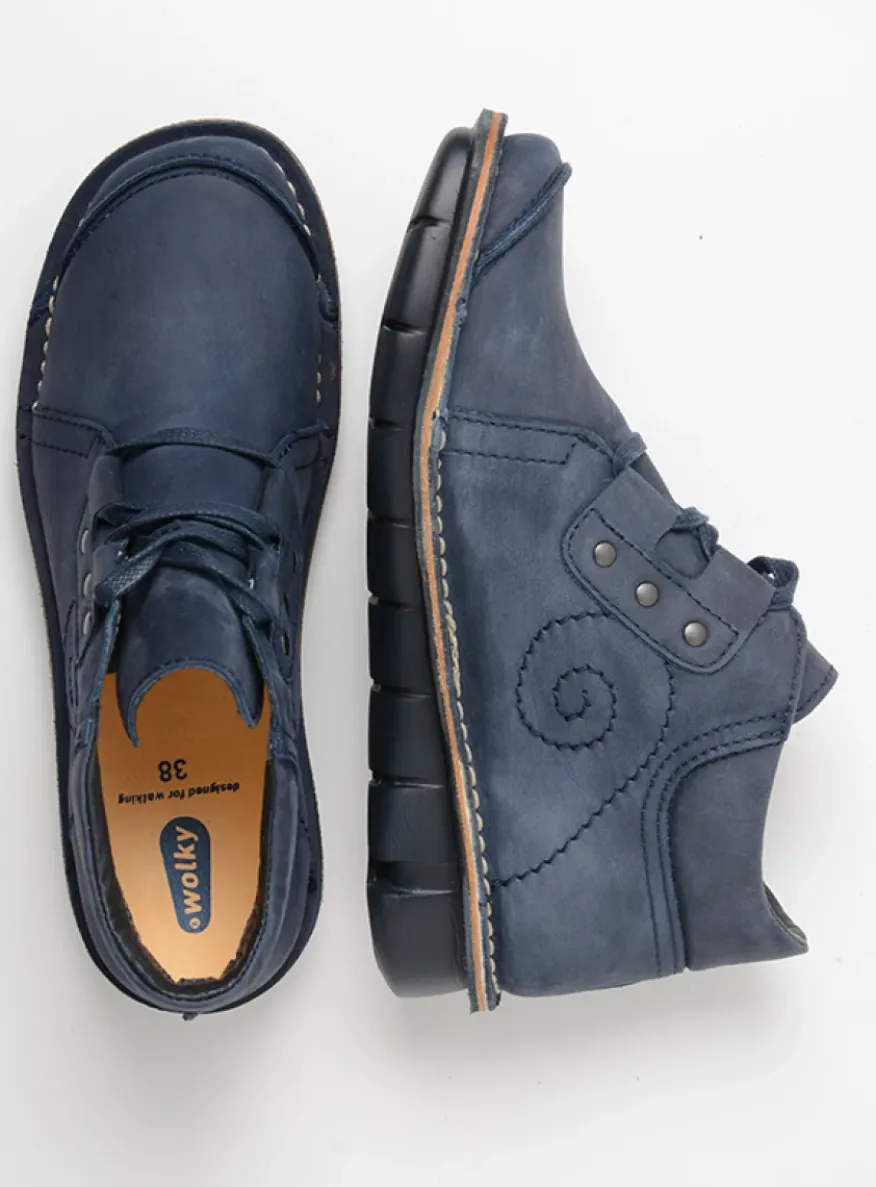 Gallo - blauw nubuck