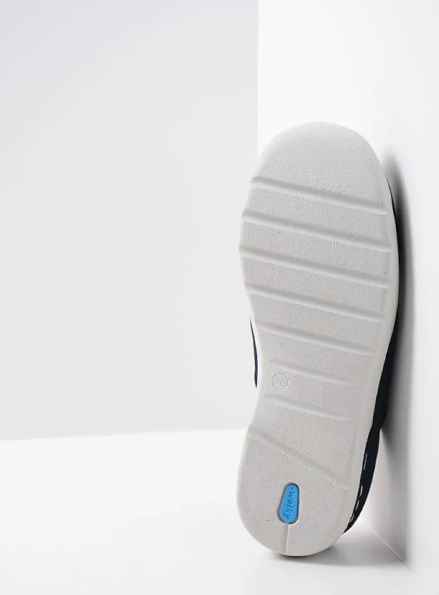 Holland DB - denim nubuck