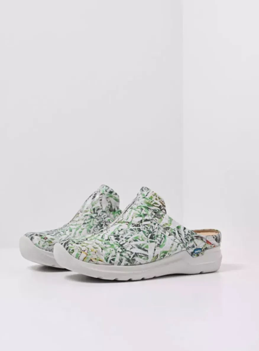 Holland DB - gebroken wit/groen nubuck