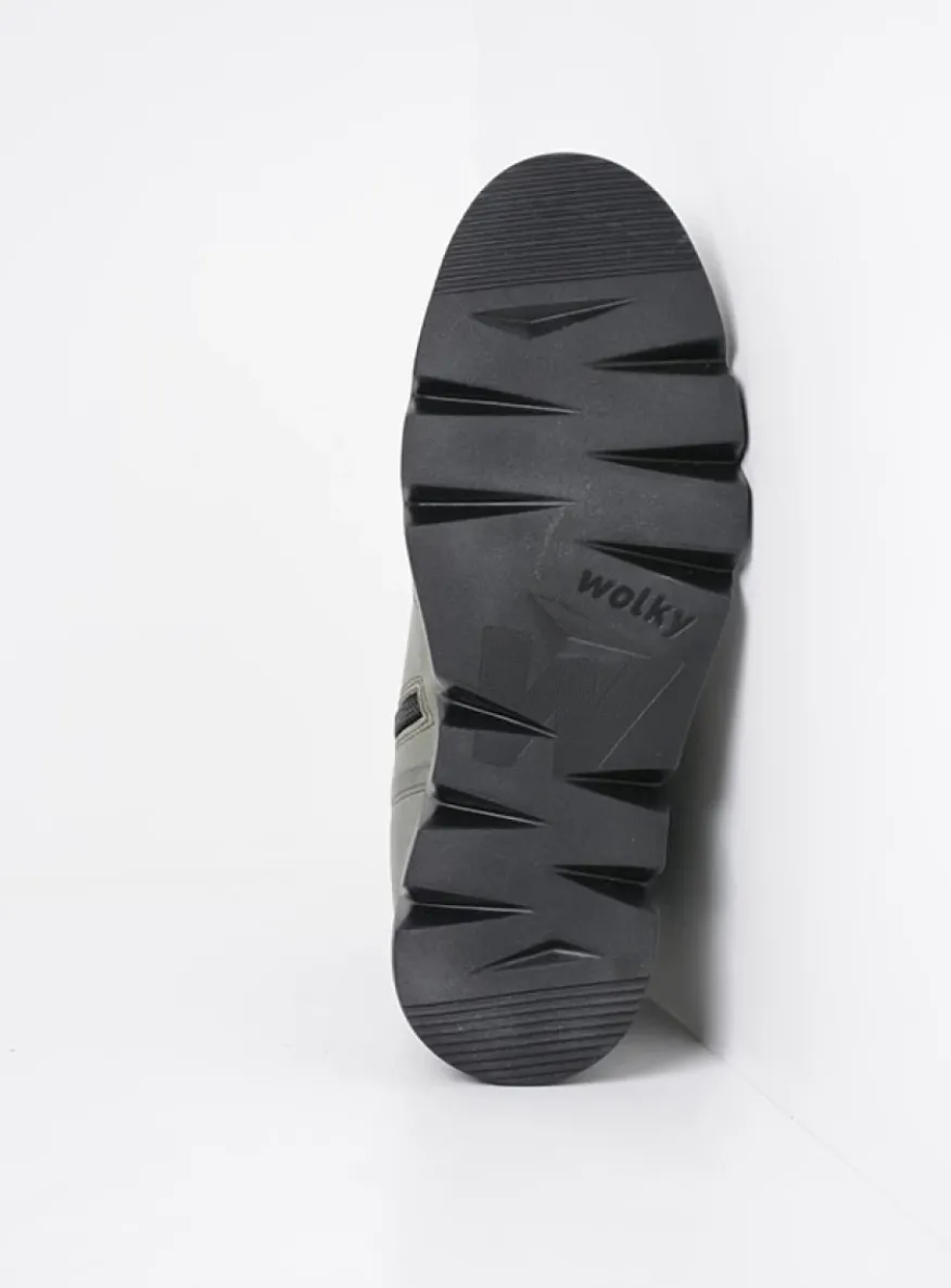 Hope XW - grijs groen leer