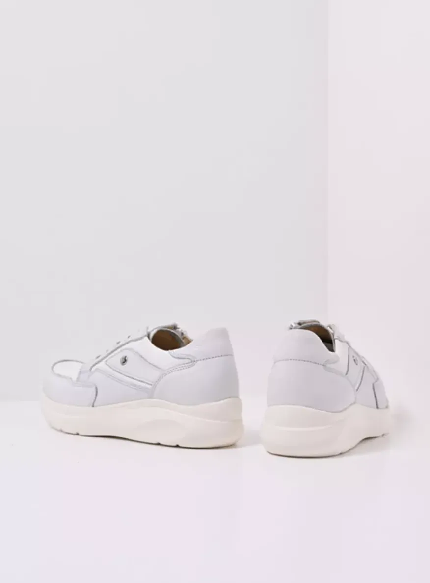 Impact S2F - wit/gebroken combi stretch leer