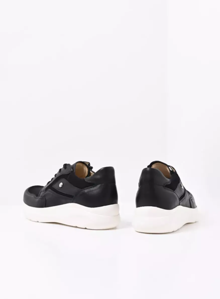 Impact S2F - zwart combi stretch leer