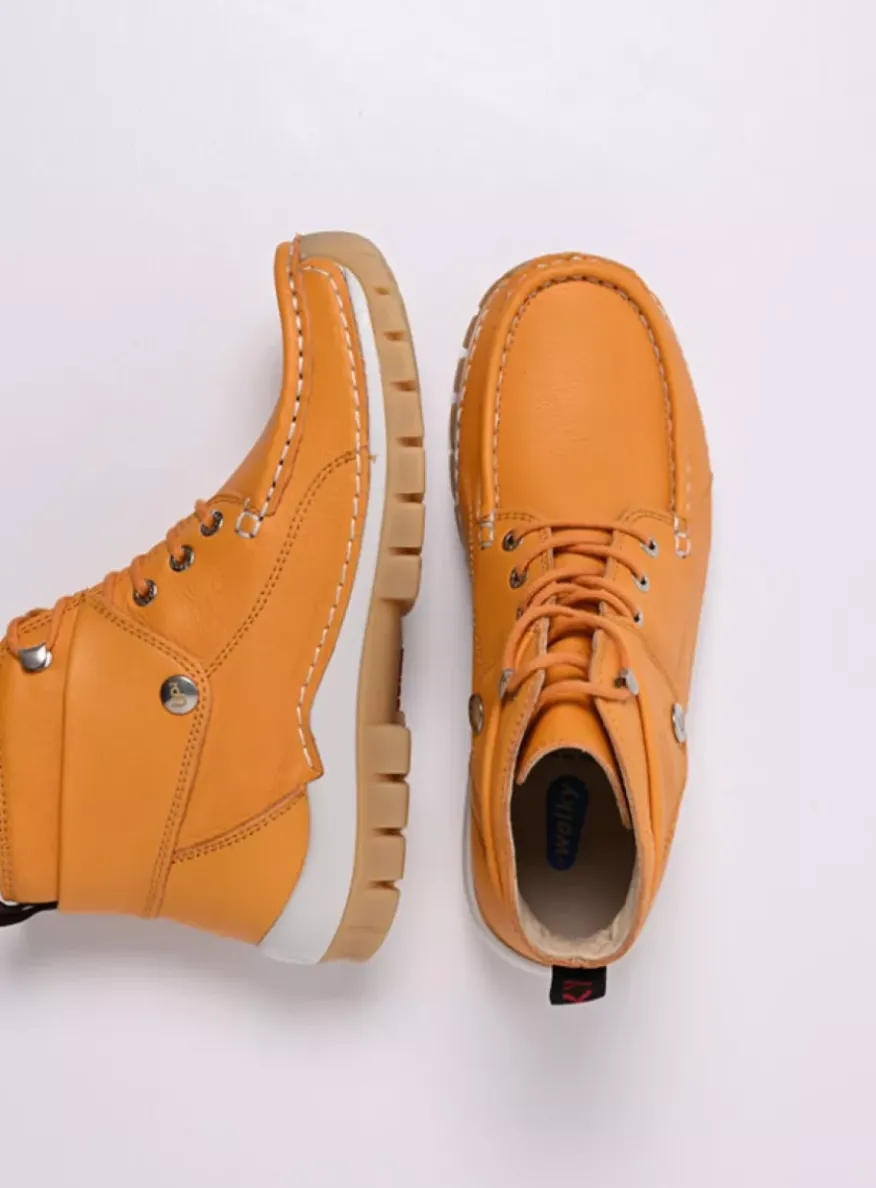 Jump Summer - lichtoranje leer