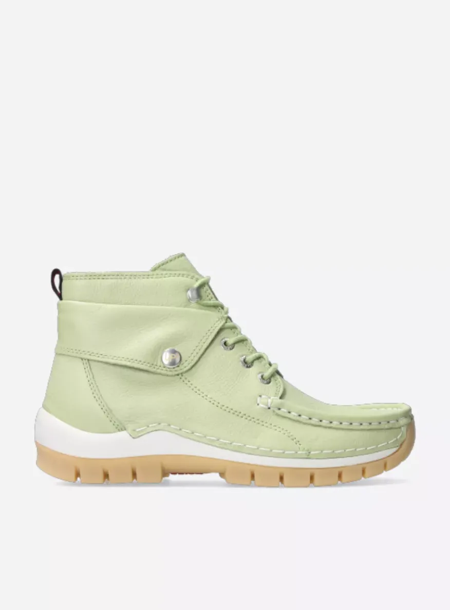 Jump Summer - lichtgroen leer