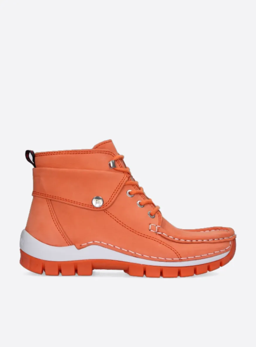 Jump Summer - oranje nubuck