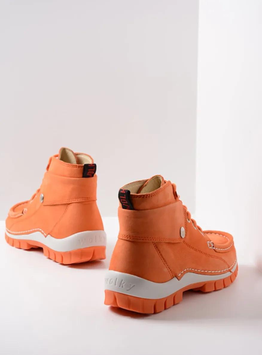 Jump Summer - oranje nubuck