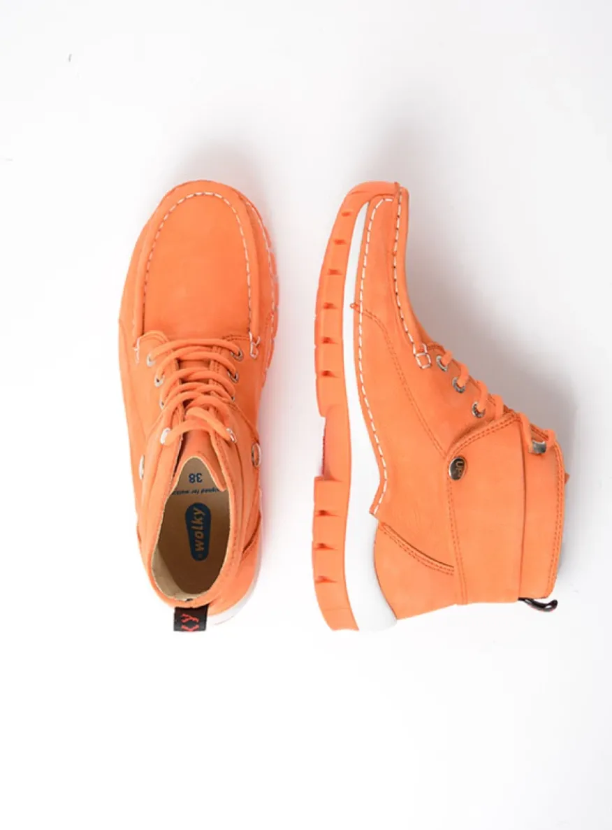 Jump Summer - oranje nubuck