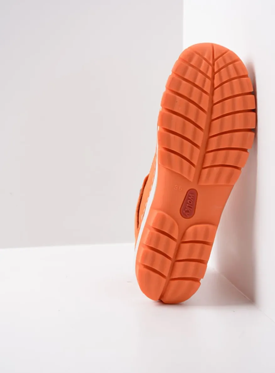 Jump Summer - oranje nubuck