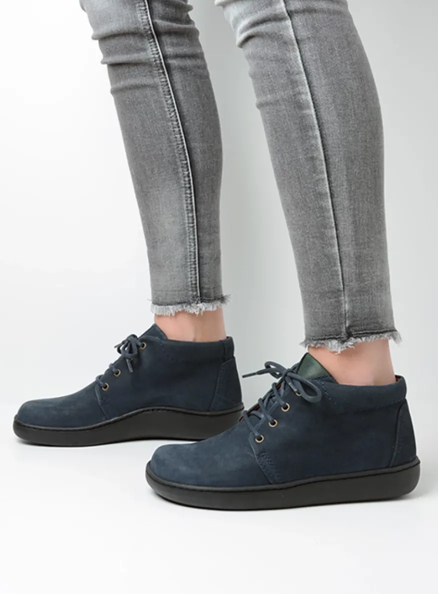 Kansas Lady XW - blauw nubuck