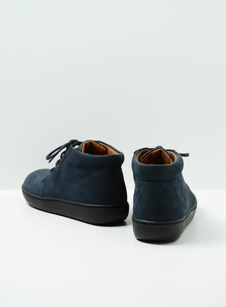 Kansas Men - blauw nubuck
